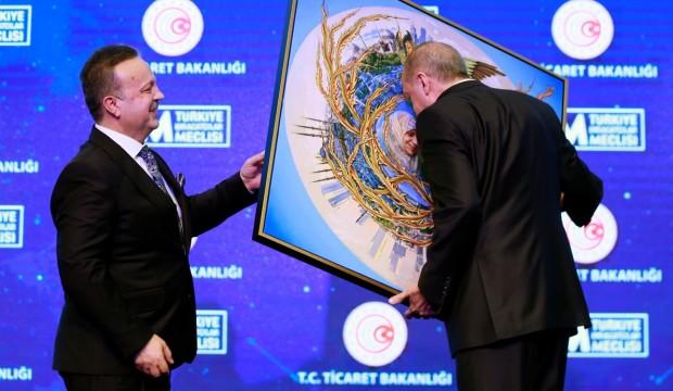 Erdoğan o tabloyu görünce dayanamadı!