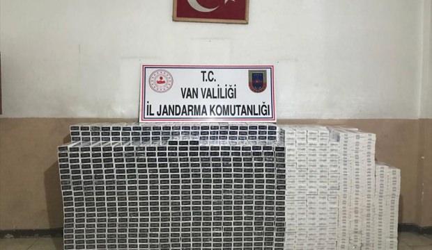 Van'da kaçak sigara operasyonu