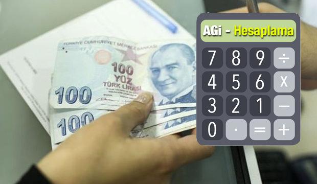 AGİ hesaplaması sistemi! Asgari Geçim İndirimi evli, çocuklu ve bekar net tutarı