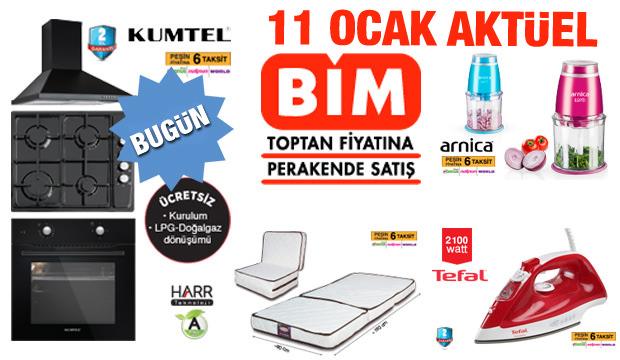 BİM 11 Ocak aktüel indirim kataloğu! Mutfak ürünlerinde...