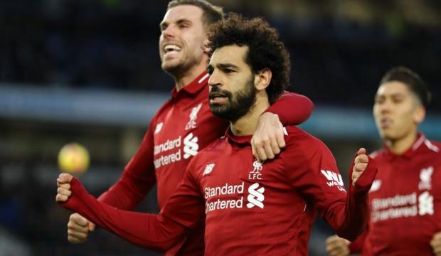 Liverpool'u Salah kurtardı