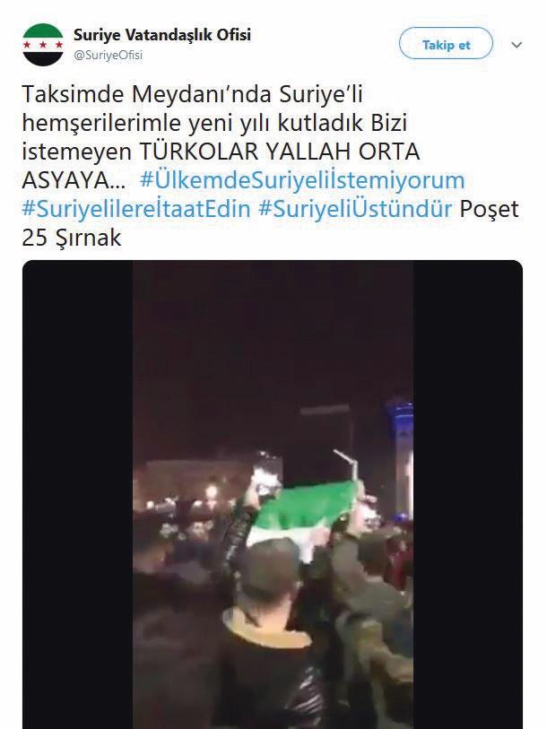 Mehmet T. isimli şahsın yönettiği Twitter hesabından yapılan provokatif paylaşım.