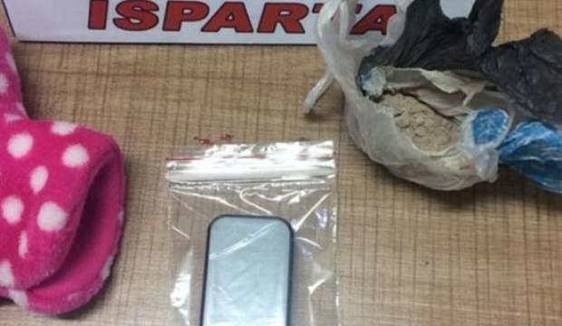 Bebek patiğinden uyuşturucu çıktı