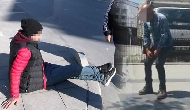İki gencin bu hali görenlerin yüreğini sızlattı