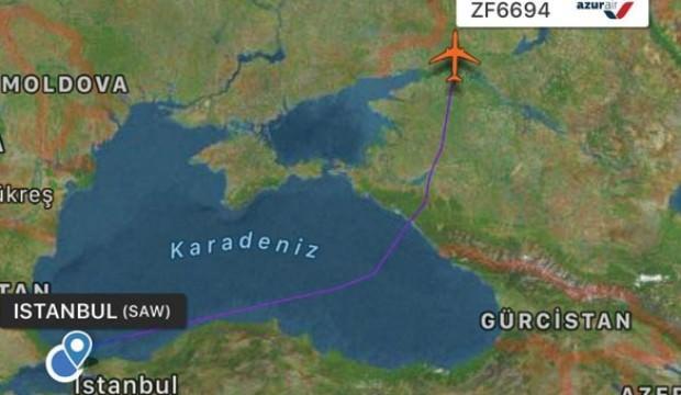 Sabiha Gökçen'de uçak kuşa çarptı pilot anında uyardı
