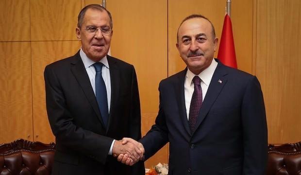 Çavuşoğlu, Sergey Lavrov ile görüştü