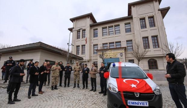 Darende Emniyet Müdürlüğüne yeni araç