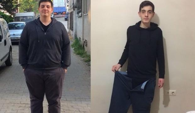 18 yaşında 60 kilo verdi!