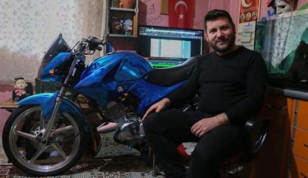 Evinin salonuna park ediyor! Sadece o günler kullanıyor