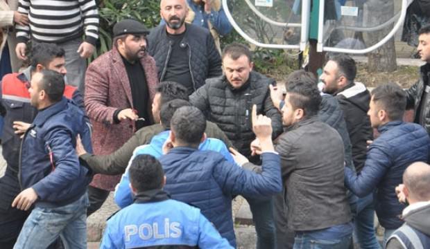 Adliye önü savaş alanına döndü!