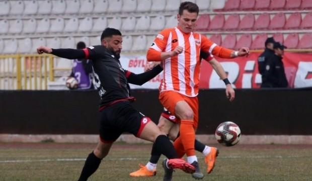 Adanaspor Bolu'da son nefeste güldü!