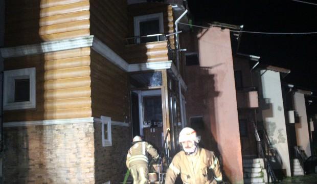 Beylikdüzü’nde lüks villada korkutan yangın
