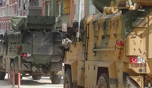 Sınırın sıfır noktasına askeri sevkiyat