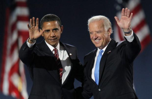 ABD'nin eski başkanı Barack Obama ve Joe Biden...