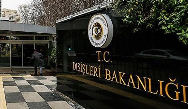 Dışişleri'nden net çıkış: Fiili durumu tanımıyoruz!