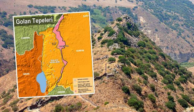 Golan Tepeleri nerede? Harita üzerindeki konumu? Golan Tepeleri önemi...