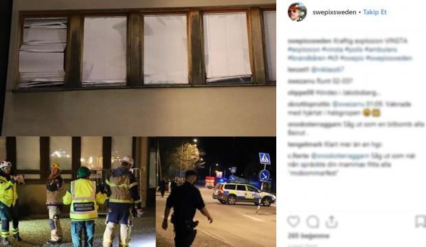 İsveç'in başkenti Stockholm'de büyük patlama! Çok sayıda yaralı var