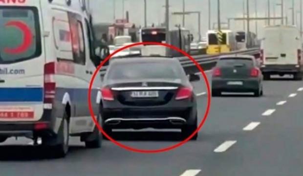 Ambulansa yol vermeyen magandaya mahkeme şoku!