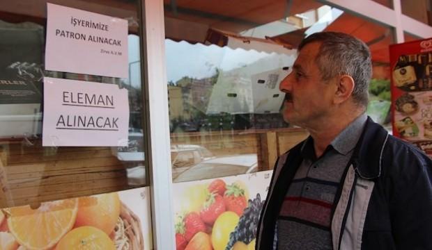 Bu market işçi değil patron arıyor