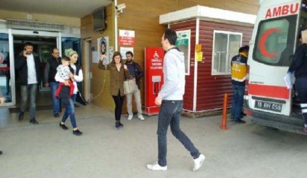 Tiner içen 2 yaşındaki çocuk hastanelik oldu