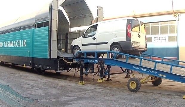 Türkiye'de üretilen araçlar Avrupa'ya trenle götürülecek