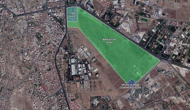 1 milyon 260 bin metrekarelik millet bahçesi