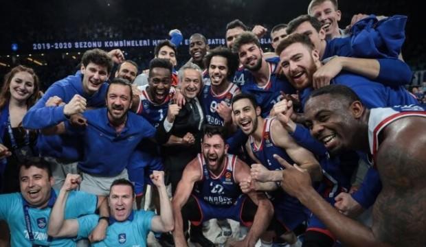 Fenerbahçe Beko'dan Anadolu Efes'e tebrik