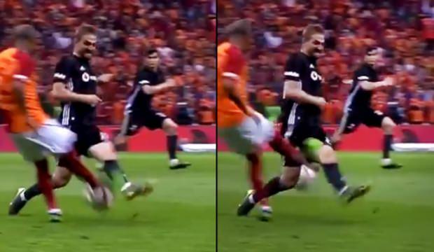 G.Saray'ın golünde Beşiktaş'tan büyük isyan!