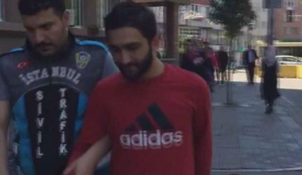 Kaputu açık ilerleyen taksi sürücüsü yakalandı