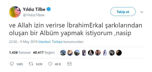 Yıldız Tilbe Twitter