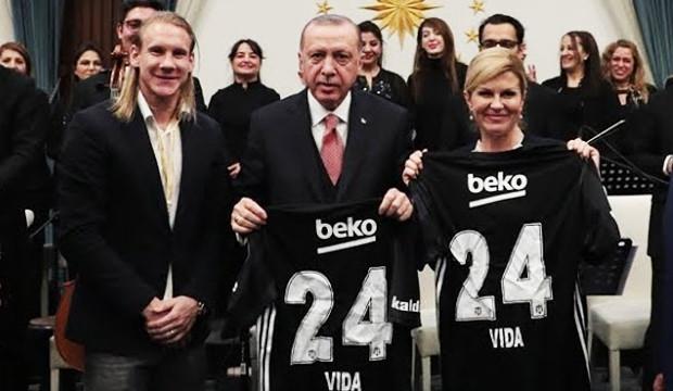Domagoj Vida ile Erdoğan'ın ilginç diyaloğu!