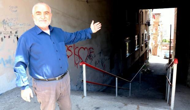 Bu sokaktan geçenler gözlerine inanamıyor