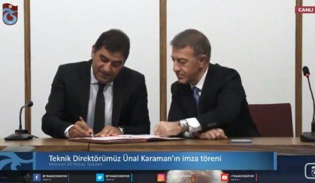 Ünal Karaman imzayı attı!