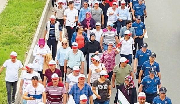 CHP zulmüne karşı adalet yürüyüşü!