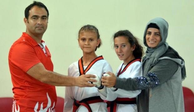 Tekvandocu 23 yıllık eş, birbirlerine rakip oldu