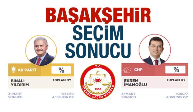 İBB Başakşehir seçim sonuçları açıklandı! İşte AK Parti / CHP oy farkı!