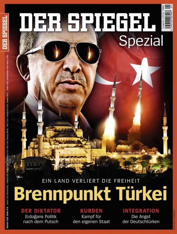 Alman dergisi Der Spiegel, Erdoğan'ı 'Diktatör' olarak tanımlıyordu