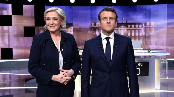Marine Le Pen ve Emmanuel Macron
