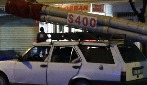 Bursa caddelerinde görenler şaşkına döndü! S400...