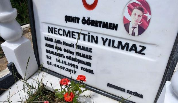 Necmettin öğretmen kabri başında anıldı
