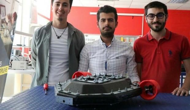 Genç mühendisler insansız sualtı aracı geliştirdi