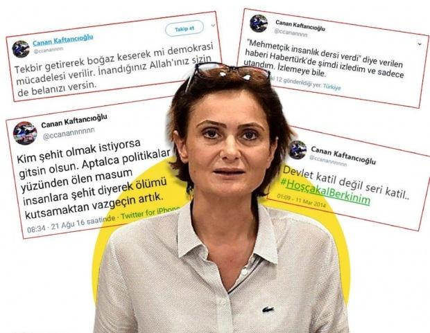 Kaftancıoğlu'nun suç teşkil eden tweetleri...