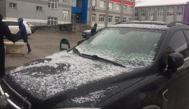 Erzurum'da Eylül ayında şaşırtan görüntü