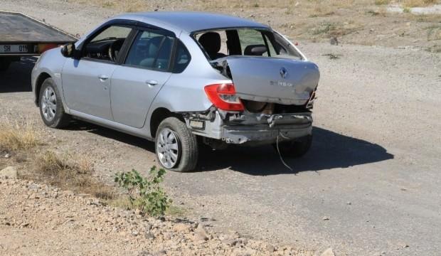 Otomobil dere yatağına uçtu: 4 yaralı