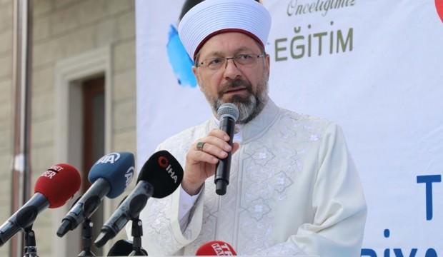 Ali Erbaş: Kız çocukları ruhen diri diri gömülüyor!