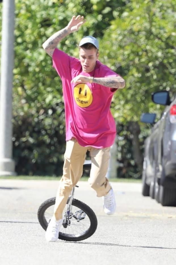 Justin Bieber bisiklet kazası
