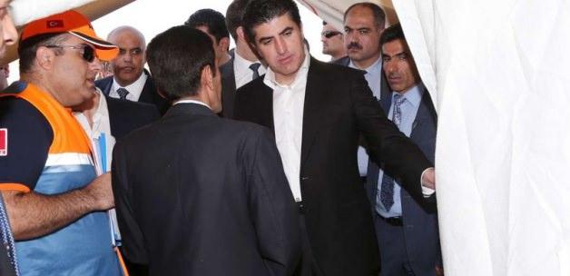 Barzani, AFAD'ın kampını ziyaret etti