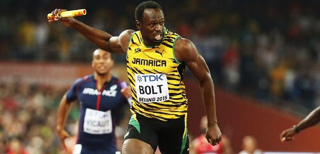 Bolt yine uçtu! 4X100'e Jamaika damga vurdu