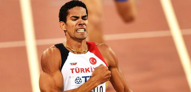 Milli atletten hem rekor hem yarı final!