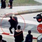 Trenin altında kalmaktan böyle kurtarıldı!